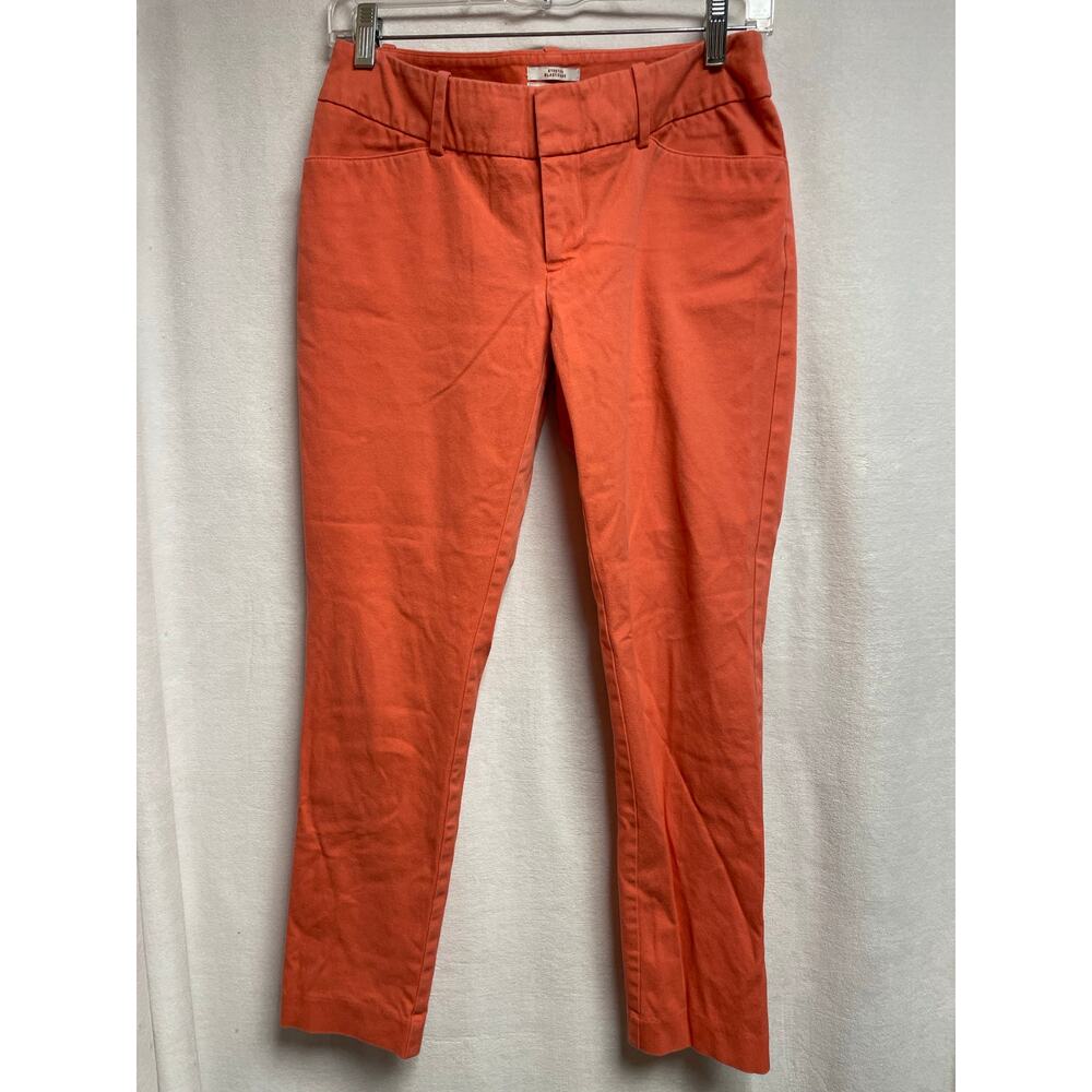 Merona stretch spandex women’s size 2 coral skinny ankle jeans